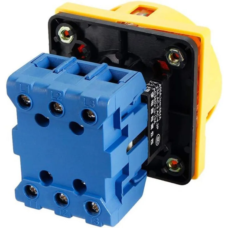 مفتاح التحول الدوار 2 موضع تشغيل/إيقاف، 660 فولت 25 أمبير 6 محطات كام محدد، مفتاح التحكم في الإغلاق للمحرك