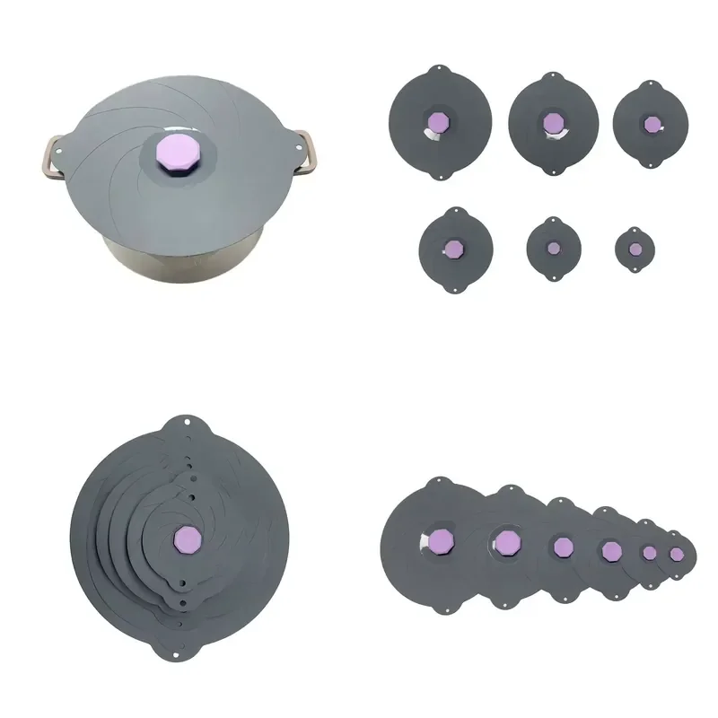 for Silicone Cover  Spill Plug Pot Cover Eco-friendly Kitchen Utensils Cookware Parts