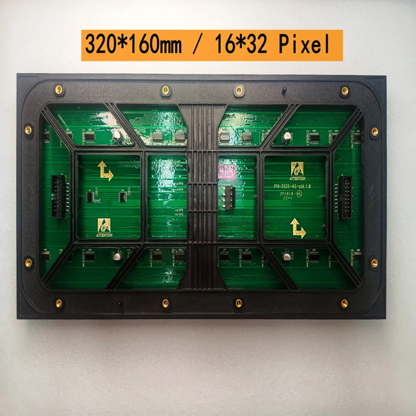 Módulo exterior SMD3535 P10 a todo Color, pantalla led de 320x160mm