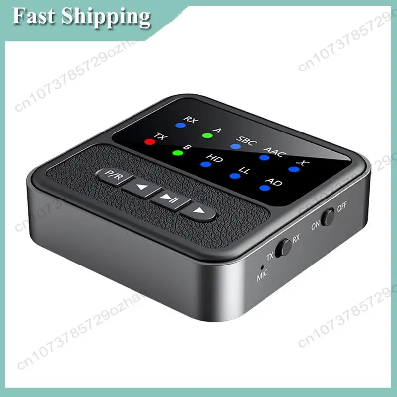 -A01R Trasmettitore audio Ricevitore 2In1 QCC 5.4 Adattatore Bluetooth Ricevitore audio Trasmettitore Trasmettitore audio per aereo 3.5MM