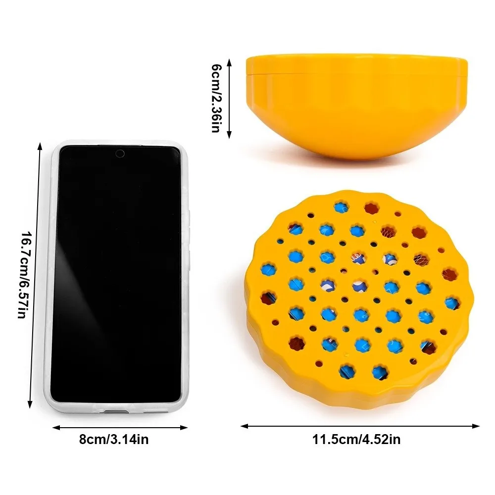 Juego de equilibrio de bolas de canicas coloridas, interacción entre padres, coordinación mano-ojo, entrenamiento, juguetes de matemáticas Montessori, diversión, 60