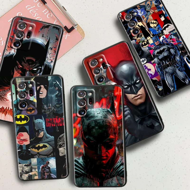 Hero B-Batman Hot For Samsung Note 20 10 Ultra Plus A31 A14 A12 A70 A34 A25 A04 A05 A15 A24 5G Black Funda Phone Case