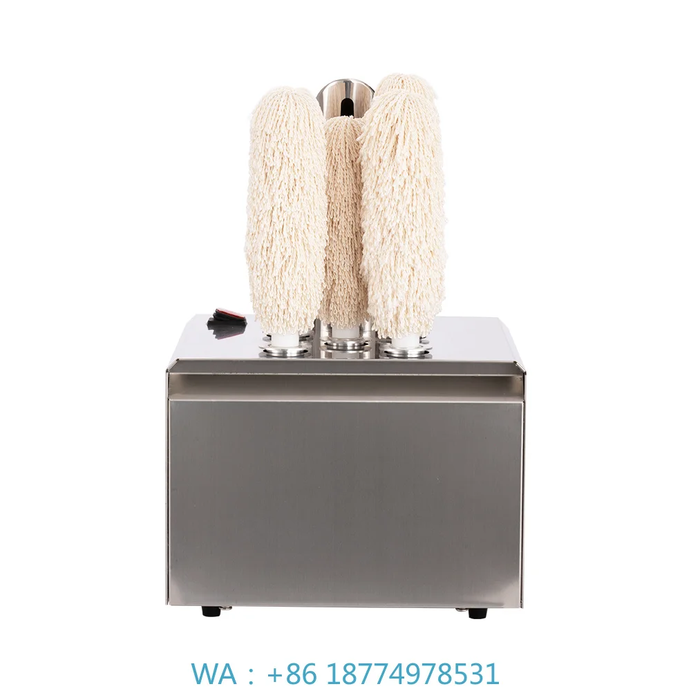 New Arrival Stainless Steel Glass Polishing Station built with 4 brushes, Designed for Efficient Cup Wiping