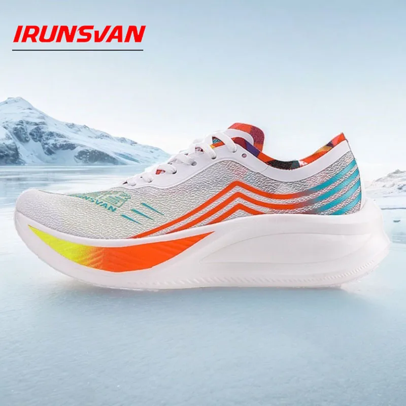 

IRUNSVAN Эксклюзив Рождество! Кроссовки унисекс с углеродной пластиной, сверхлегкий дизайн, мгновенная скорость и отскок, модель 24025