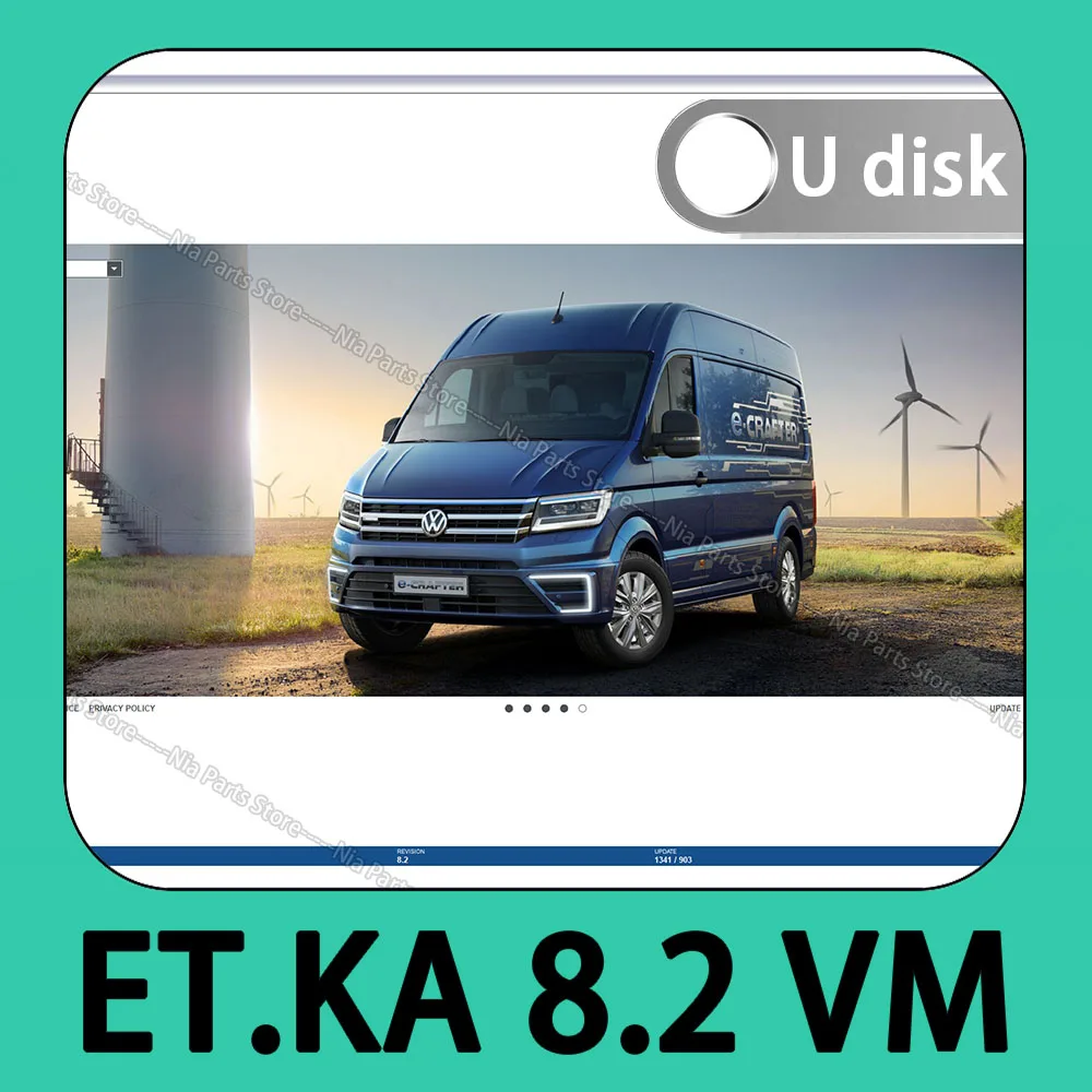 ETK A 8.2 VM Group Vehicles Electronic Parts Catalogue until 2021 years For V/W+AU/DI+SE/AT+SKO/DA etka 8.2 Diagnostic software