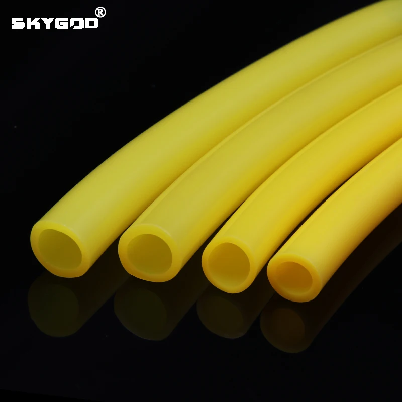 

1/3/5/10M Silicone Tube Food Grade Rubber Hose Yellow Flexible Aquarium Air Irrigation Pipes Water Connector Garden Hoses