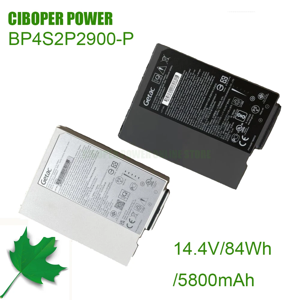 

CP Laptop Battery BP4S2P2900-P 14.4V/5800mAh/84Wh For RX10 Series Notebook