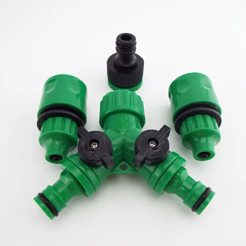 

Garden Water Tap Quick Connector 4/7mm 8/11mm Thread Nipple Joint Splitter Drip Irrigation Hose Adapter for Watering Tool M20