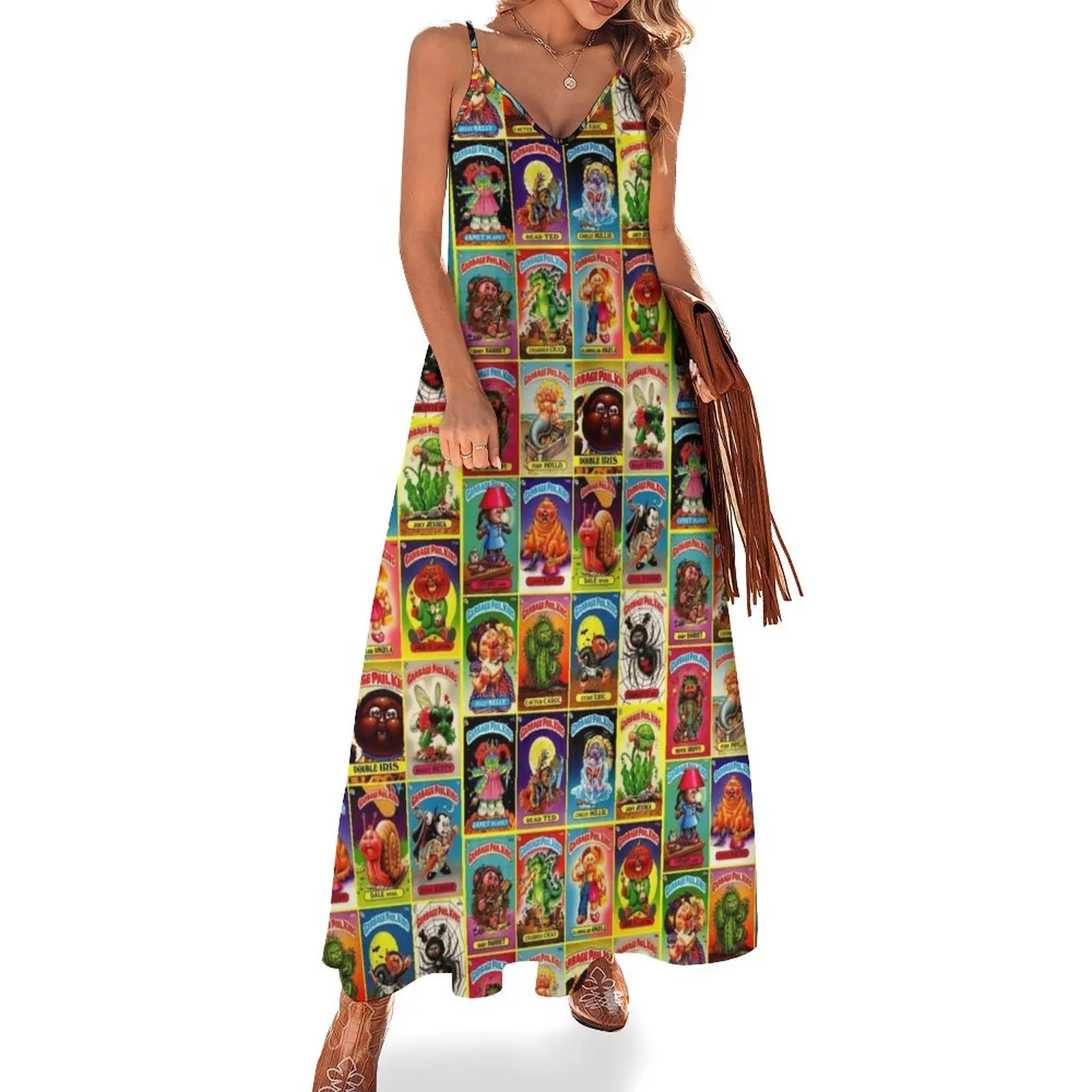 

New Garbage Pail KIds Sleeveless Dress Woman fashion women's luxury party dress