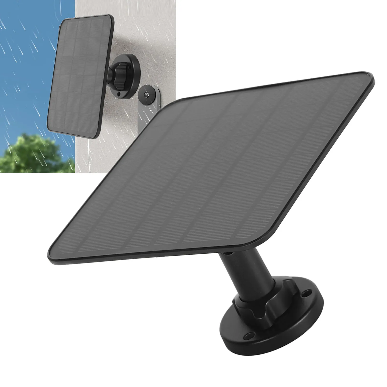 12W Solar Panel Charger IP65 Waterproof Magnetic Charging Security Camera Solar Power Supply For Arlo Pro 3 Pro 4 Ultra 2 Go 2