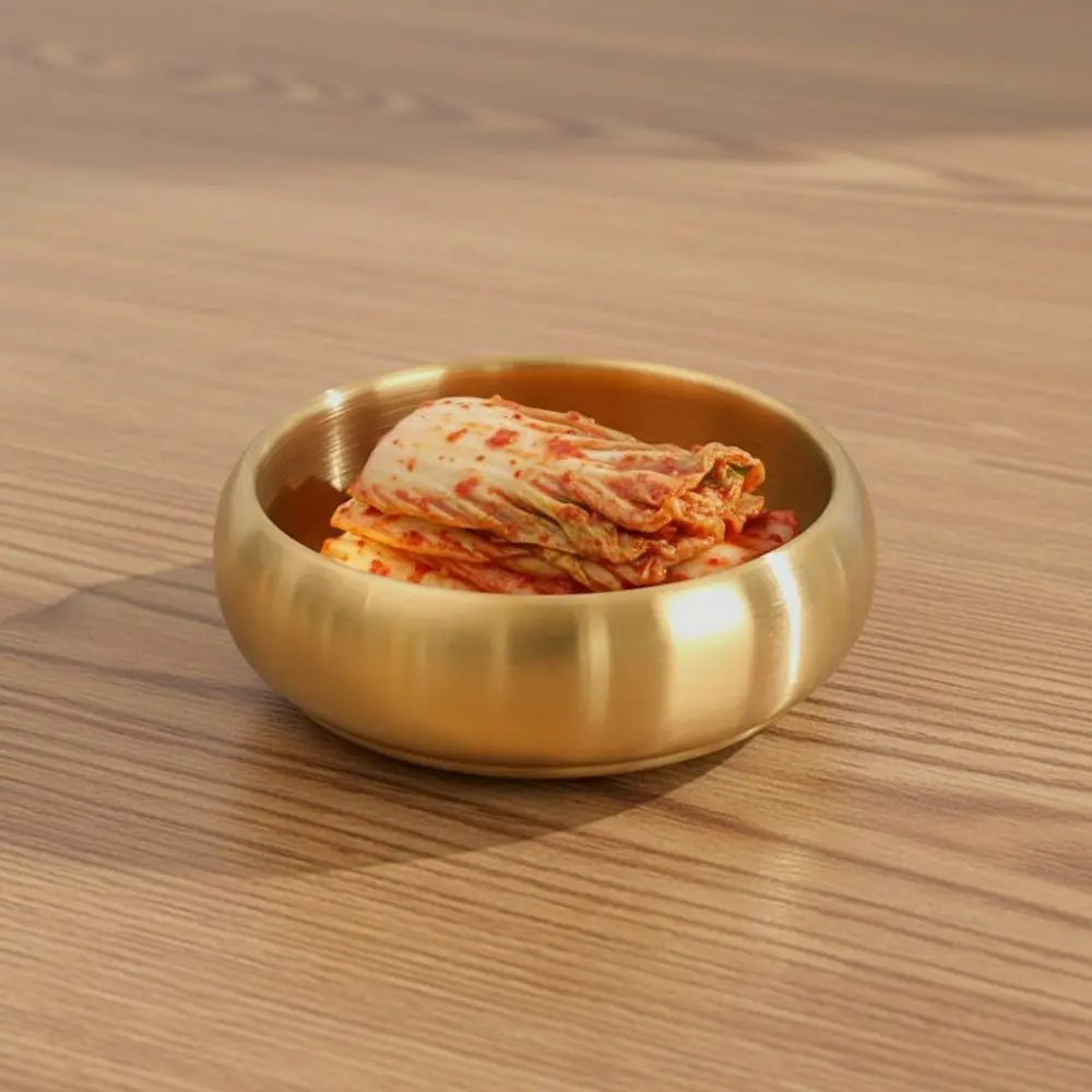 Double-Layer Korean Stainless Steel Rice Bowl Thickened Anti Scalding Soup Bowls Heat Insulated Drop-resistant Ramen Bowl Noodle