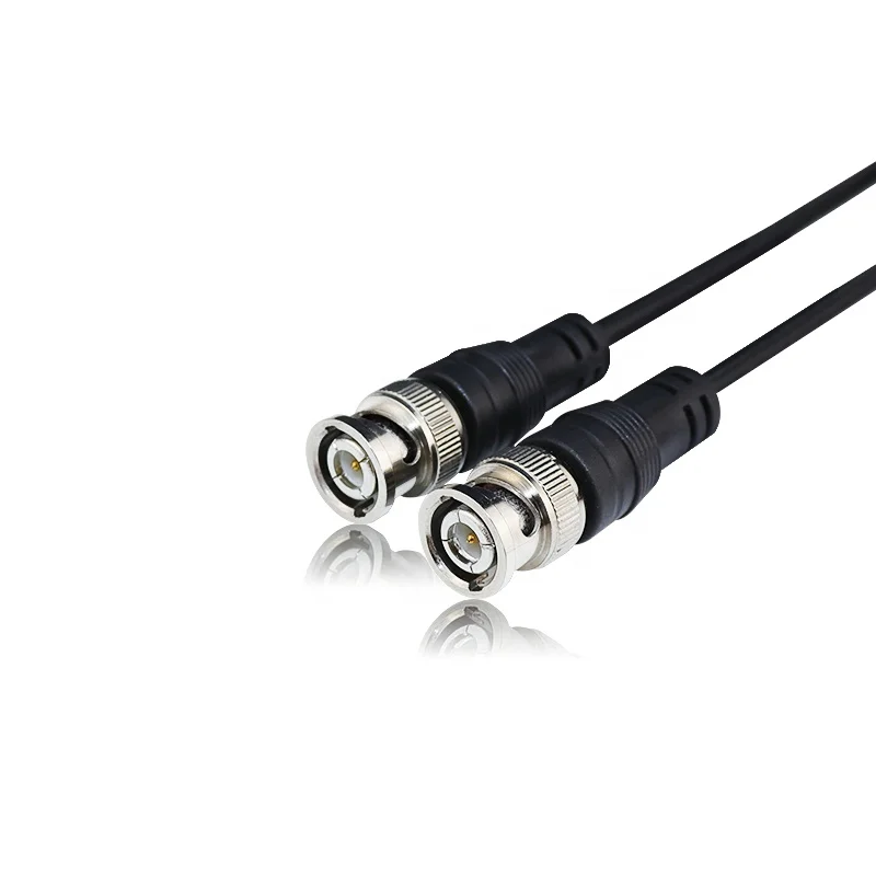 Bnc Coaxial Male To Male 75 Ohm Q9 Jumper Video Signal Transmission Extension Wire Video Bnc Connector Monitor Cable For CCTV