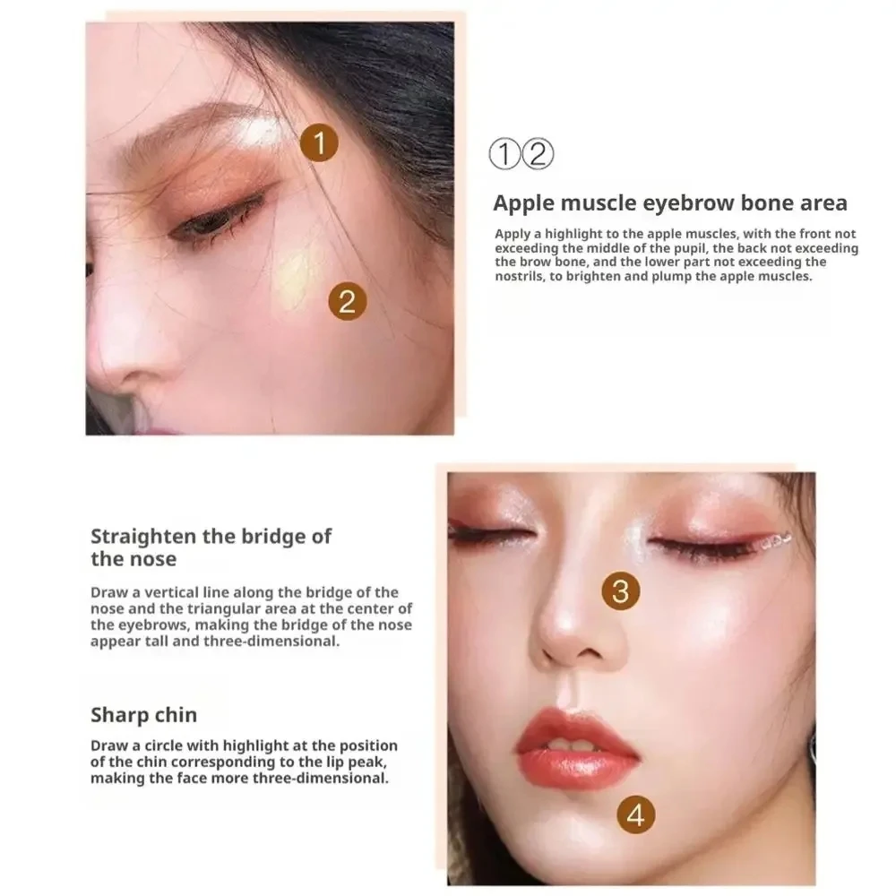 Fenty Beauty-palo de contorno adecuado para tonos de piel asiáticos, resaltador de diamante 3D, lápiz labial en polvo suelto que cubre líneas de labios