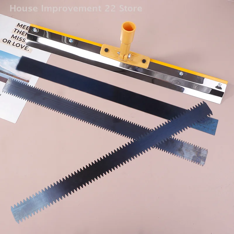 Self-leveling Scraper Standing Push Knife Tooth Height 2mm/5mm/8mm Tooth Strip Epoxy Floor Base Plate Scraper Tool
