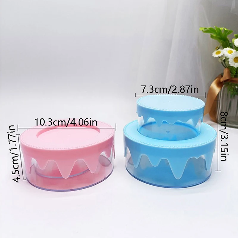 Fantasy Sweet Cream Cake Box Handmade DIY Storage Box Children's Home Embryo Production Plastic Box