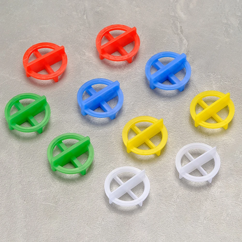 100Pcs For Tile Leveling System Spacers Clips Wedge For Tiling Fixing Floor Wall Gap 1-3mm Floor Fixing Construction Tools