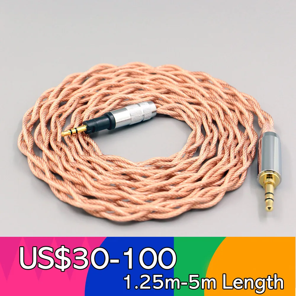 Graphene 7N OCC Shielding Coaxial Mixed Earphone Cable For Sennheiser Momentum 1.0 2.0 Headphone 4 core 1.8mm LN007798