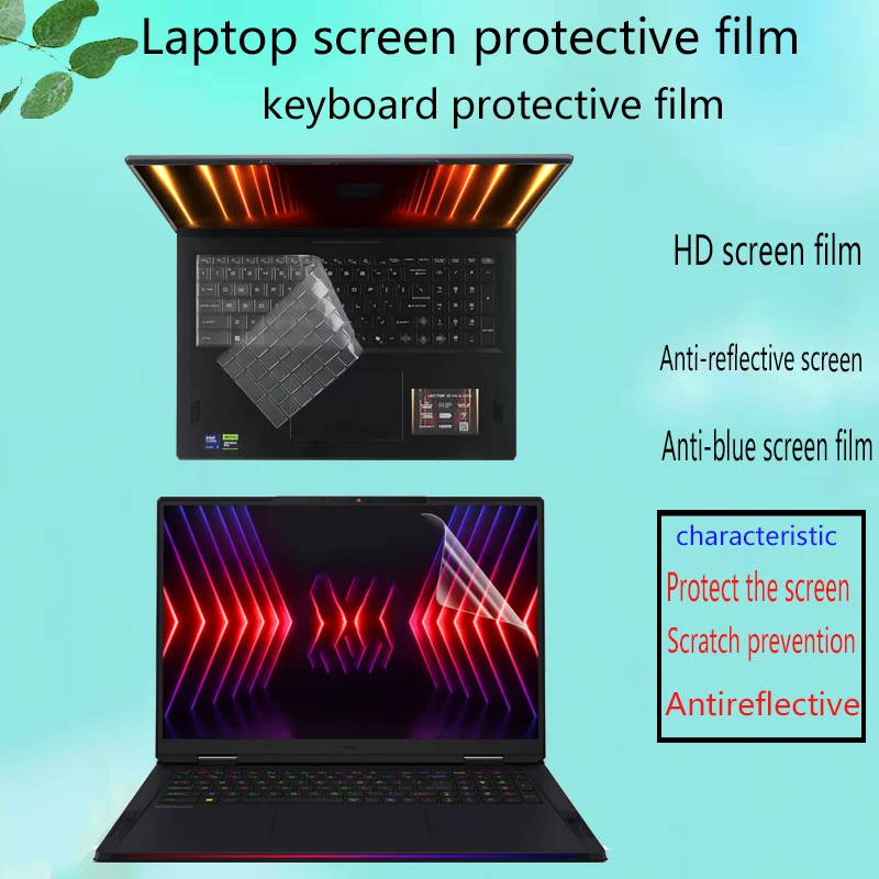 

Защитная пленка для экрана ноутбука MSI Titan 18/Raider A18 HX A9W 18 дюймов, векторная пленка для ноутбука A18 HX, HD-пленка для защиты конфиденциальности, антишпионская пленка