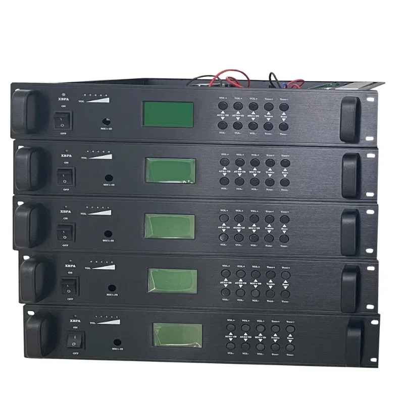 Professional  1U/2U/3U power amplifier PA system IP public address system audio PA system power amplifier 100V out or 4-16 Ohm