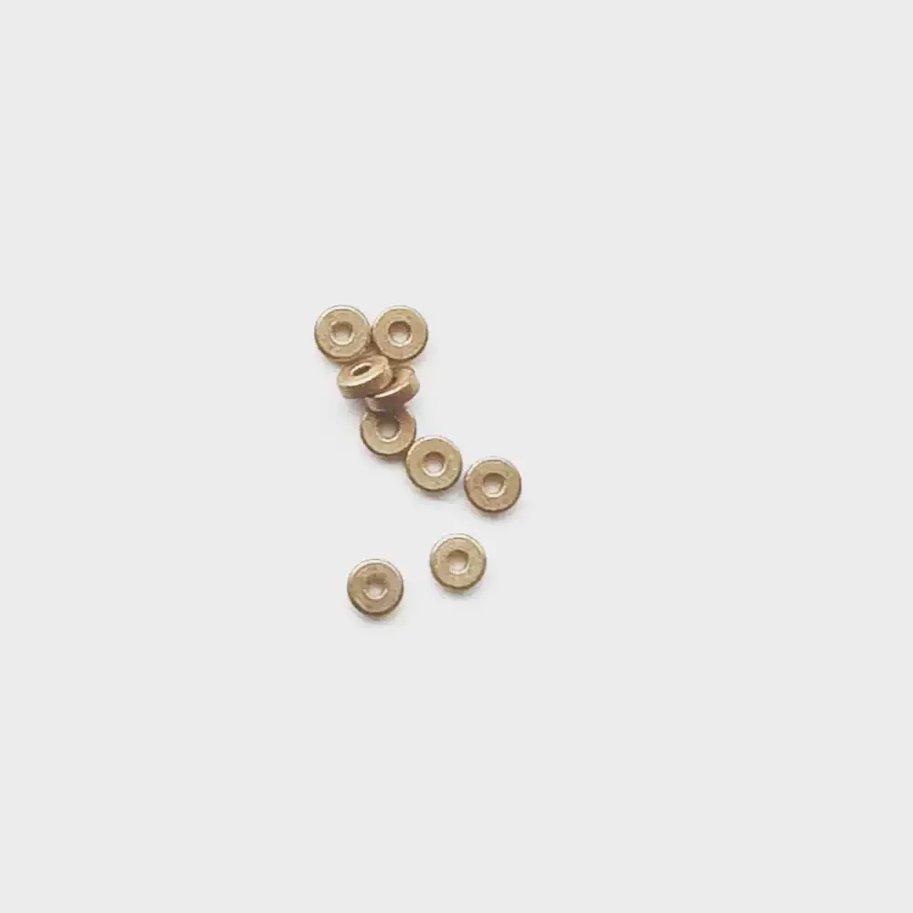 10pcs/lot Metal Ring Inner Diameter 3.1mm Outer Diameter 7mm Thickness 2.8mm Iron Copper Base Oil Bearing Bushing Copper gear