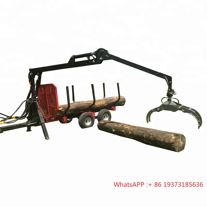 RIma Log Grapple Timber Crane 3-Punkt-Splitterholz mit Kran