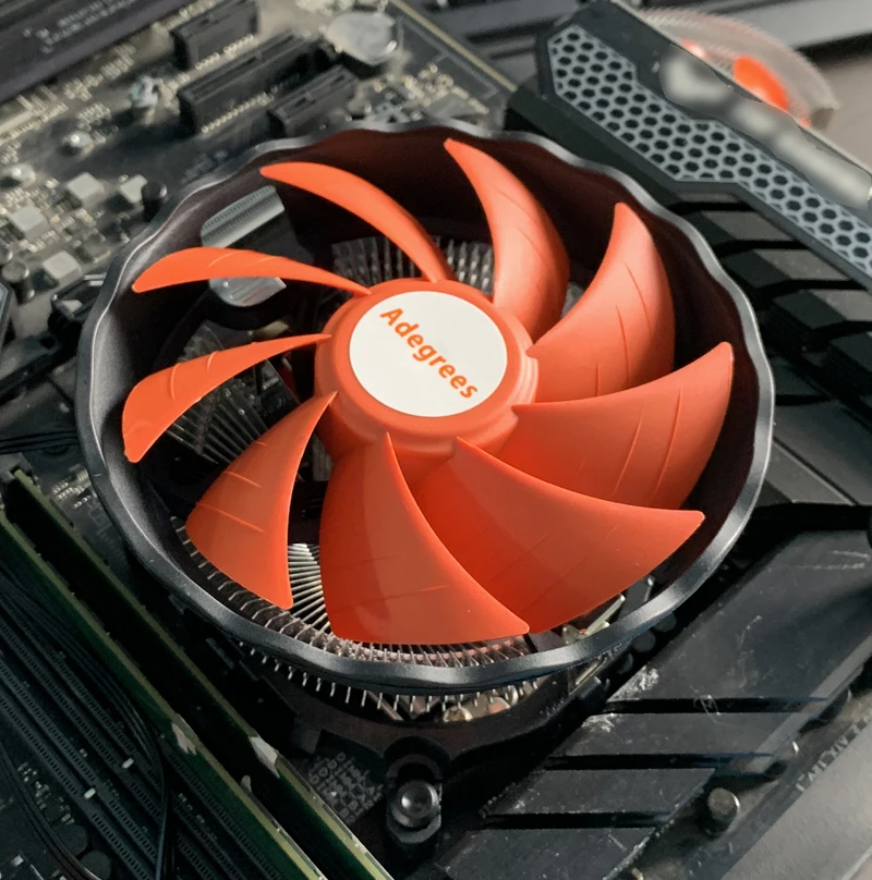 CPU Fan 3PIN Quiet PC CPU Cooler Radiator for Intel LGA 2011 X79  X99 1150 1151 1155 1156 1200 1700 AMD AM3 AM4