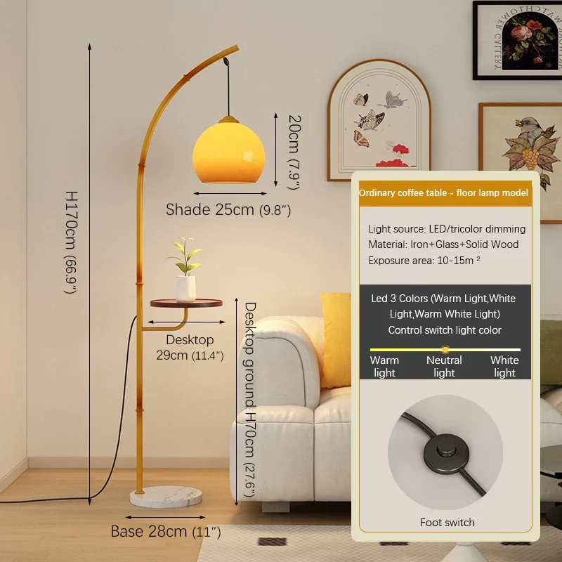 TEMAR Nordic Floor Lamp Modern Family Iiving Room Bedroom Homestay Creativity  LED  Decorative Standing Light