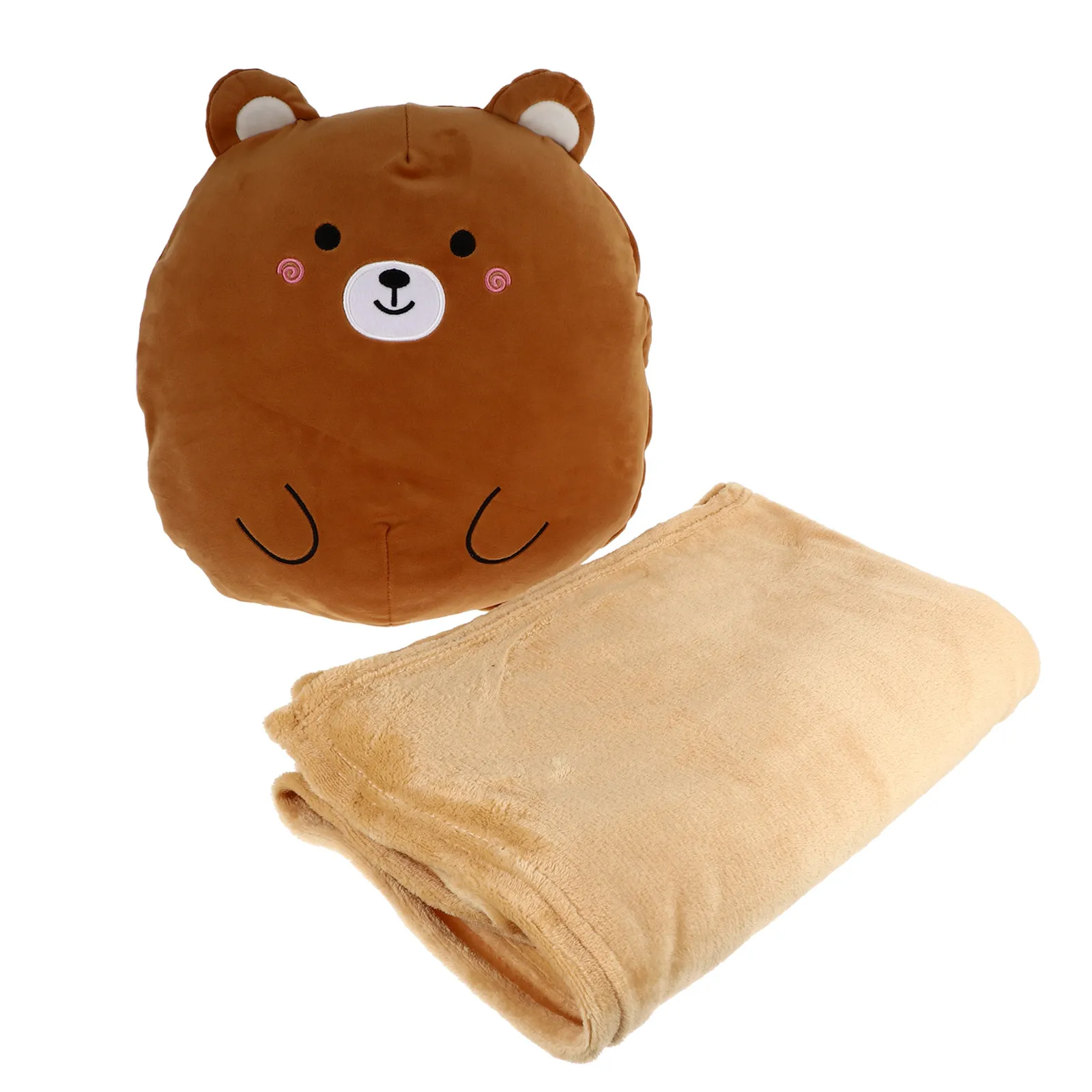 

Прекрасное одеяло-подушка с мультяшным дизайном, легкое, теплое, подходит для кондиционированных помещений, для офиса, дивана, спальни, гостиной