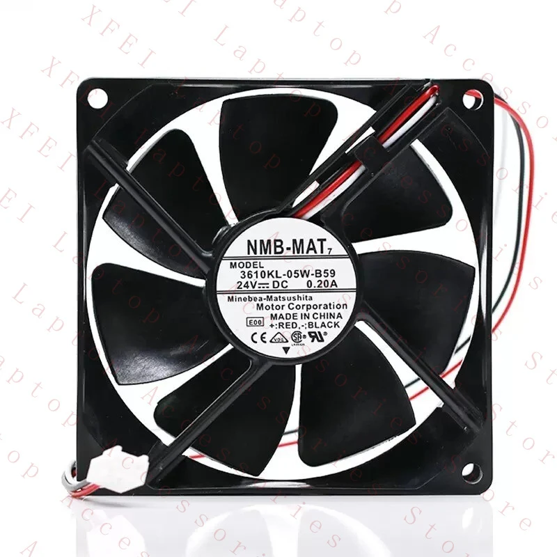 

C 1PC FOR MB-MAT7 3610KL-05W-B59 24V 0.20A 9225 2-wire Inverter Cooling Fan