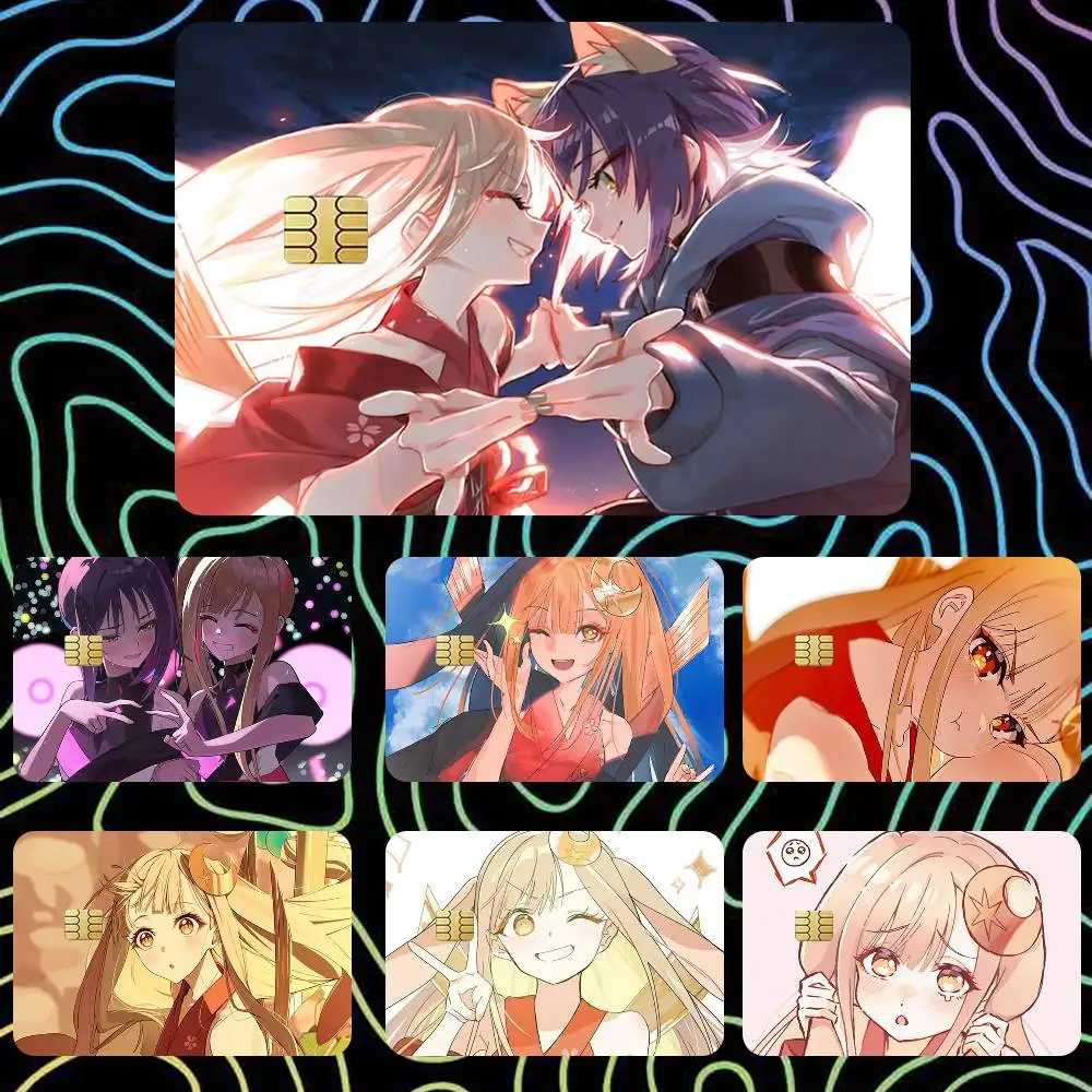 cosmic princess kaguya Kaguya   Sticker Film Tape Skin for Credit Card Debit Card Waterproof Stickers Cartoon