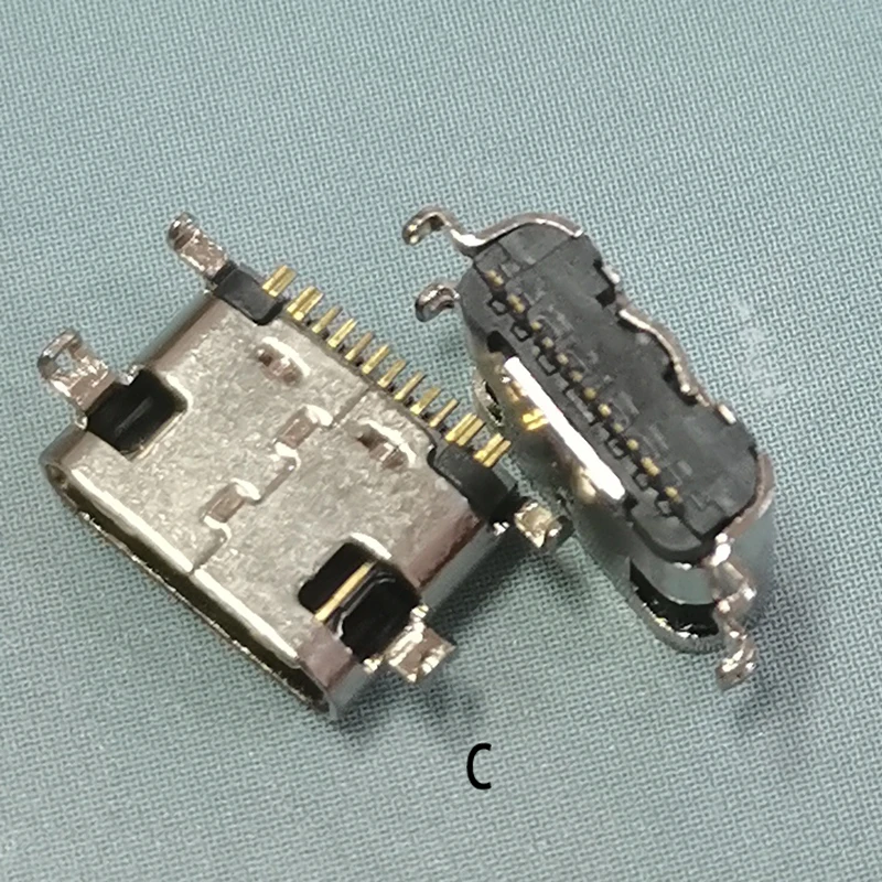 2-10PCS 12Pin weiblicher USB-Ladeanschluss 12P Typ-C-Buchse Stecker Typ-C-Stecker für IFlytek Tablet für Lenovo TB-X605F/M USB-Buchse – Detail 4