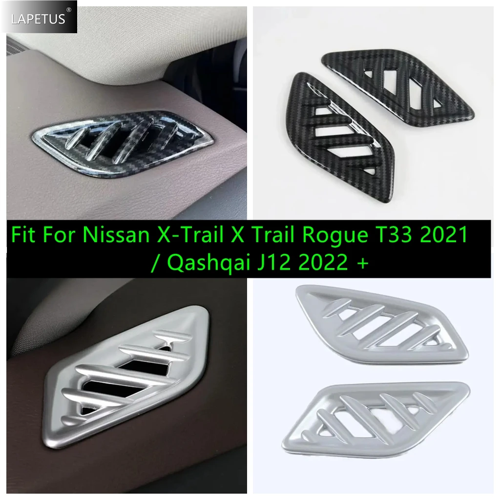 

Car Dashboard Air AC Outlet Vent Accessories Cover Trim For Nissan X-Trail X Trail Rogue T33 2021 - 2024 / Qashqai J12 2022 2023