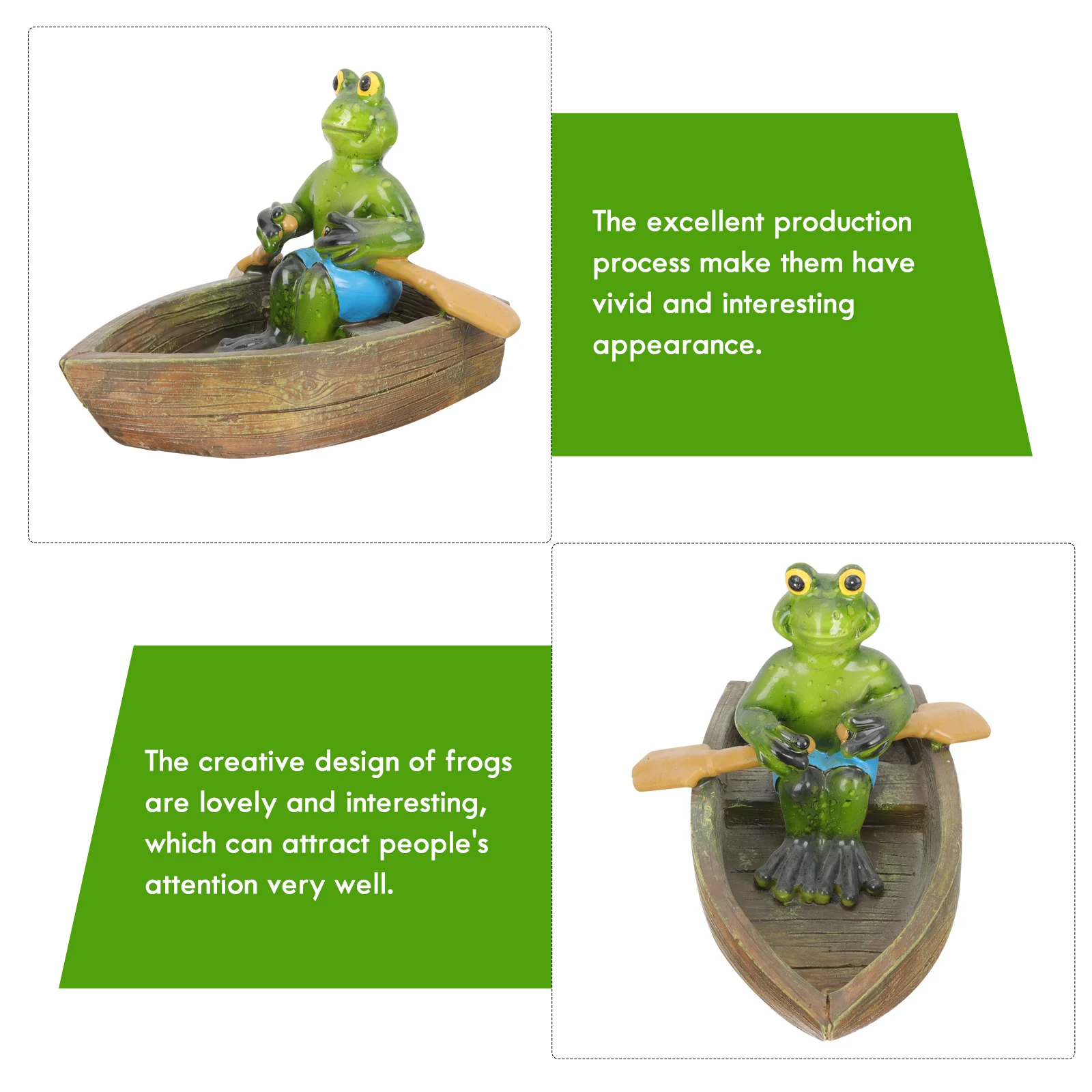 

Water Frog Ornaments Resin Pool Decoration Garden Statue Yard Decor Frogs Figurines Pond Landscape Ornament Synthetic Resin