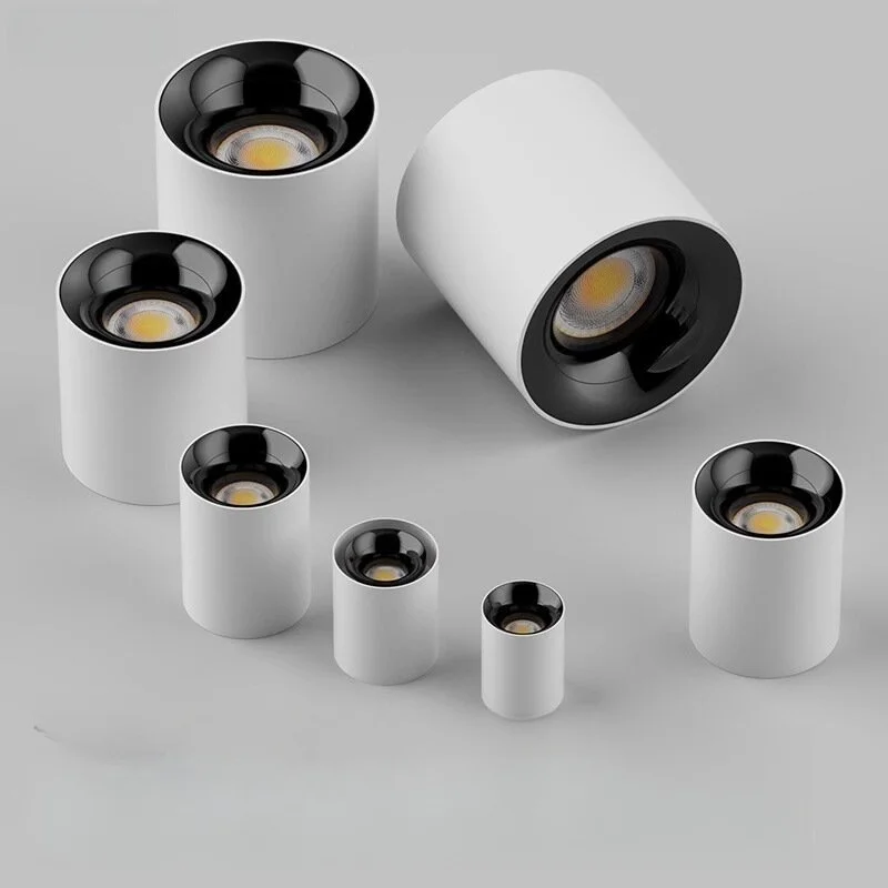 Factory Outlet COB Surface Mounted Anti-glare All-aluminum Ceiling Light Downlight Spotlight for Indoor Lighting