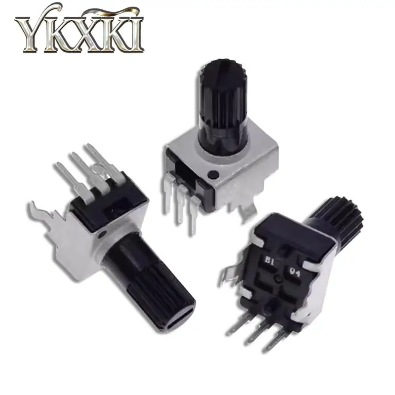 50PCS/LOT RV09 Vertical Adjustable Potentiometer 1K 2K 5k 10K 20K 50K 100K 1M 0932 9 Type 3pin Seal Potentiometer