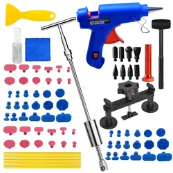 Auto Paintless Dent Repair Tools EU Plug Glue Gun Car Dent Repair Kit Dent Removal Kit Dent Remover Dent Puller for Cars Vehicle