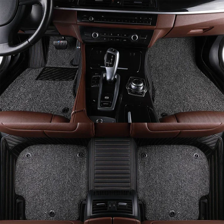 

Universal Car Floor Mat, PVC Leather Mat for Vehicles, New Arrive Easy-to-Clean Car Foot Mat, Customizable Floor Mat for Cars.