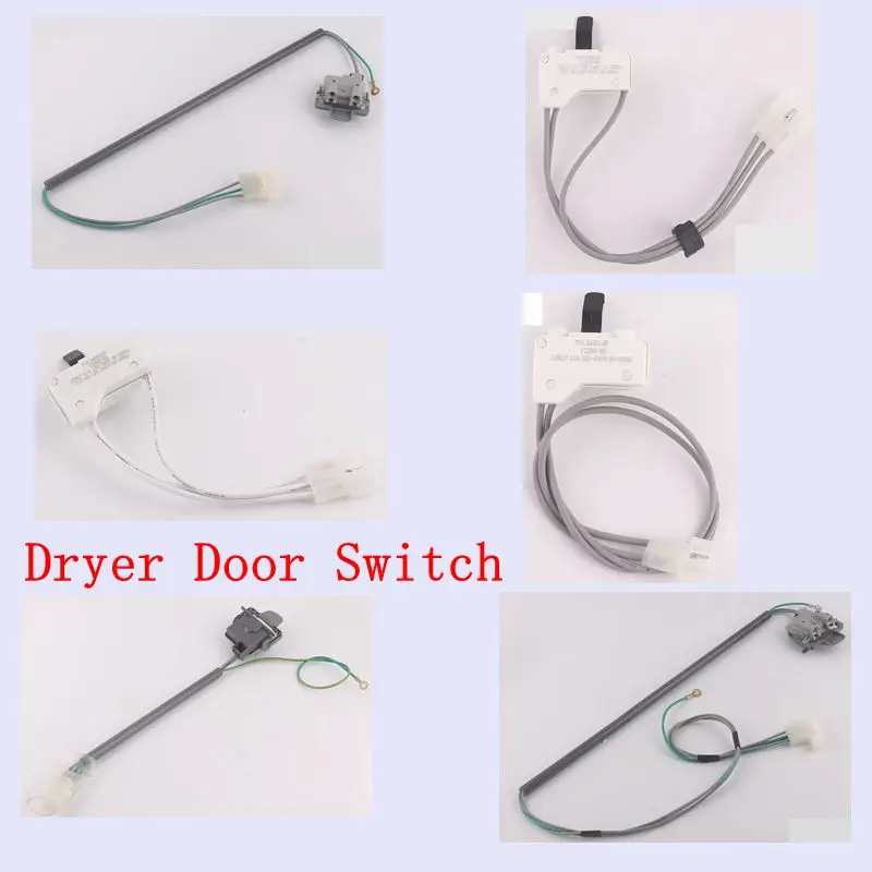 Dryer Door Switch parts 3949247/3406105/3406107/3406108/3406109/3355806/3355458/285671 Drying machine cover switch