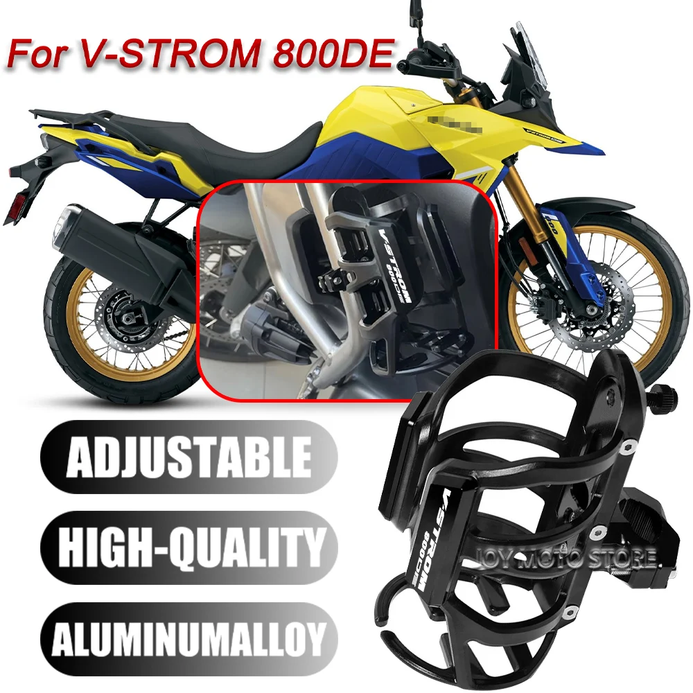 

For V-strom 800de v-strom 800de Motorcycle Universal CNC Accessorie Beverage Water Bottle Cage Drink Cup Holder
