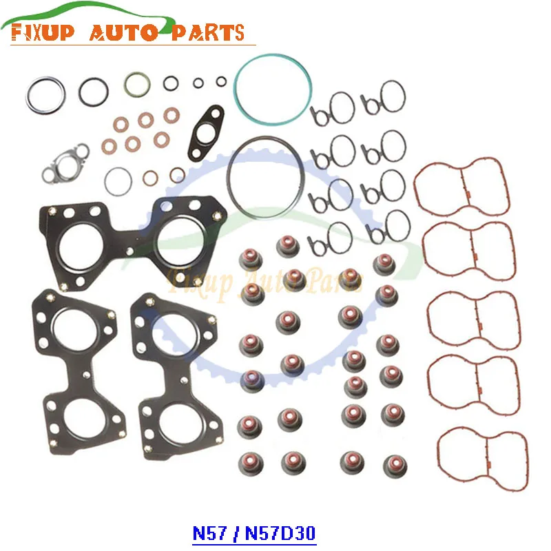 11128508558  02-41296-01 N57 N57D30  Auto Engine Overhaul Repair Kit Gasket for BMW 3-Series 5-Series 7-Series X5 X6 Rebuild Kit