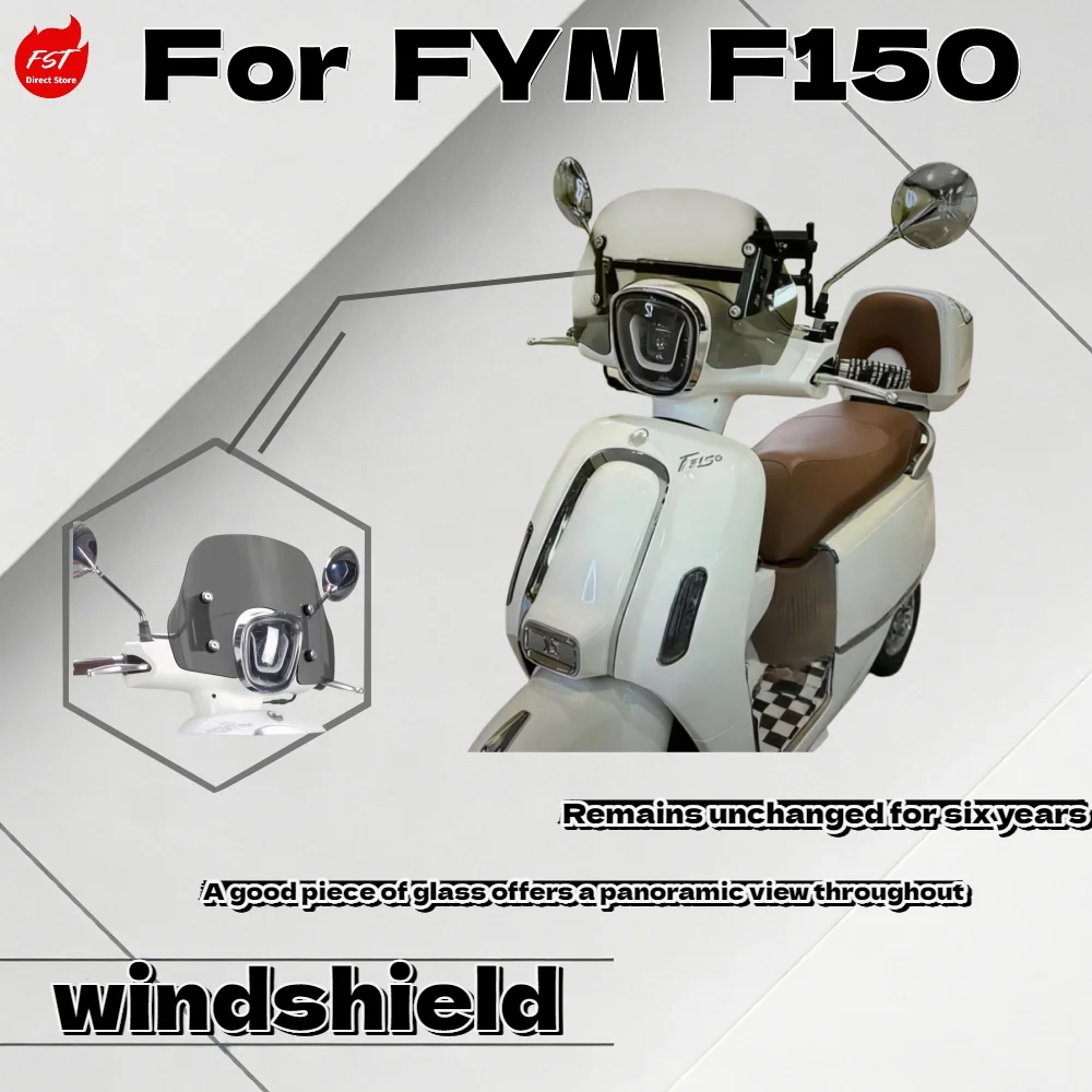 

For FYM F150 2025 Version Upgrade Front Windshield Windproof Chest Guard