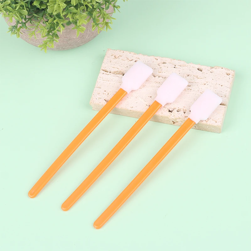 50Pcs/Pack Dust-Free Swab Double-Layer Sponge Wiping Stick For Print Head Clean Swab Stick Sponge Foam Tipped Clean Swab Stick