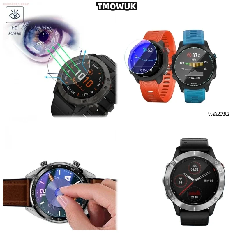 For Garmin Fenix 6 6S 6X Pro Silver, Invisible Barrier Against Daily Hazards