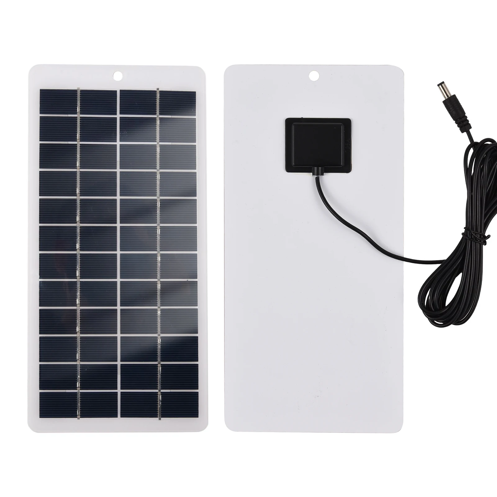 5W 12V Solarpanel Tragbares Solarstrom Polykristallines Siliocone Solarladegerät Mini Hocheffizientes Solarmodul mit Clips