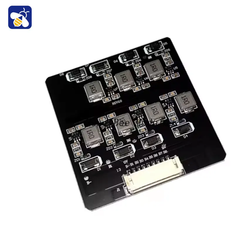 Li-ion battery active equalisation board energy transfer board 2-8 series inductive energy transfer 1.2A high current module sen