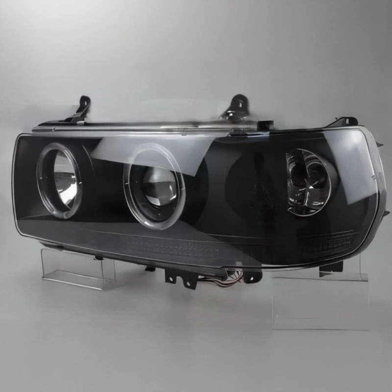 Подходит для Toyota Jeep, Land Cruiser 4500 LC80 FJ80, комплект фар с ангельскими глазками.