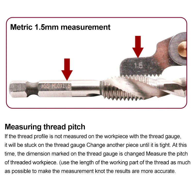 60and55 Degree Screw Thread Pitch Gage Gear Tooth Gauge Metal Folding Measuring Tool Metric Inch US