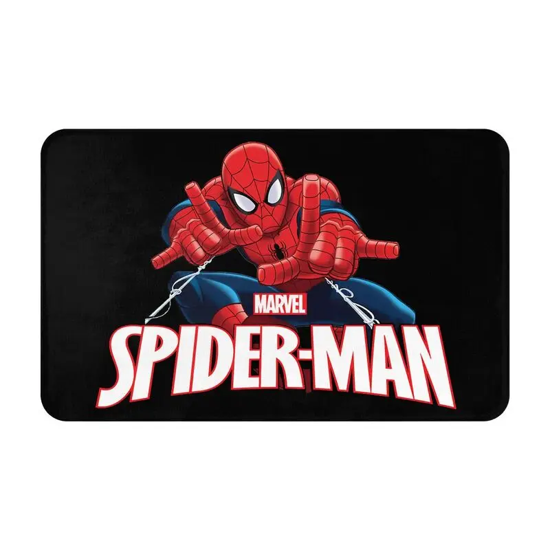 Custom Spider Man Doormat Mat Anti-Slip Kitchen Bathroom Garden Rug Carpet 40*60cm