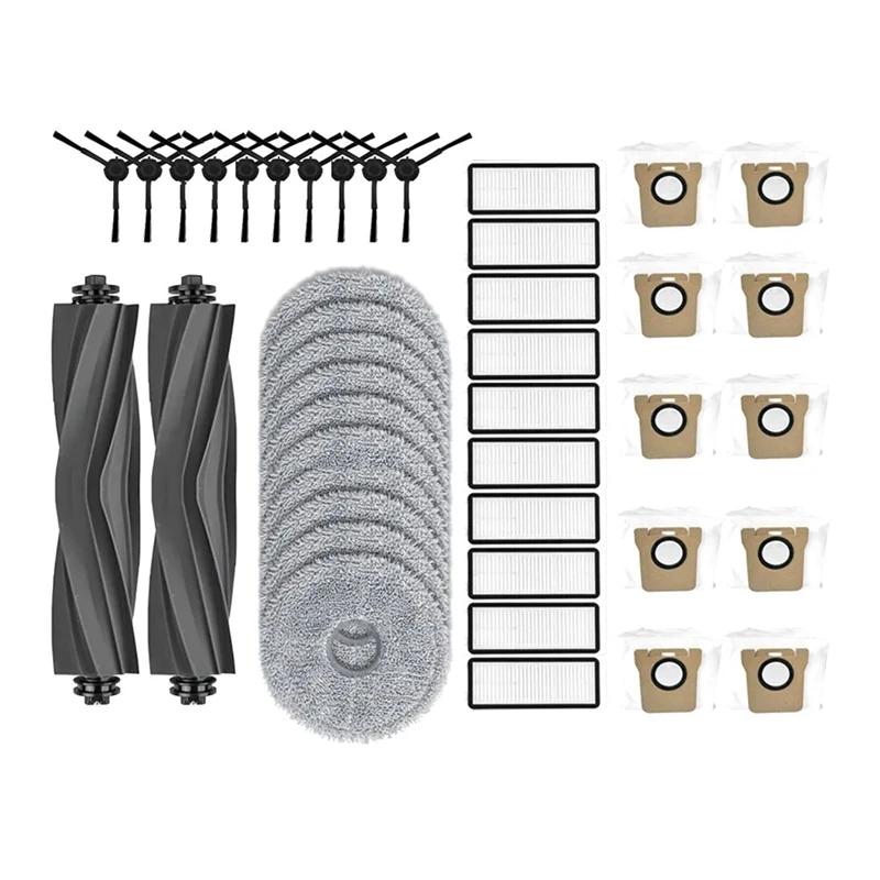 

Mop Cloths Rags Hepa Filter Dust Bags Replacement Spare Parts As Shown Plastic For Dreame Bot L20 Ultra Robot Vacuums