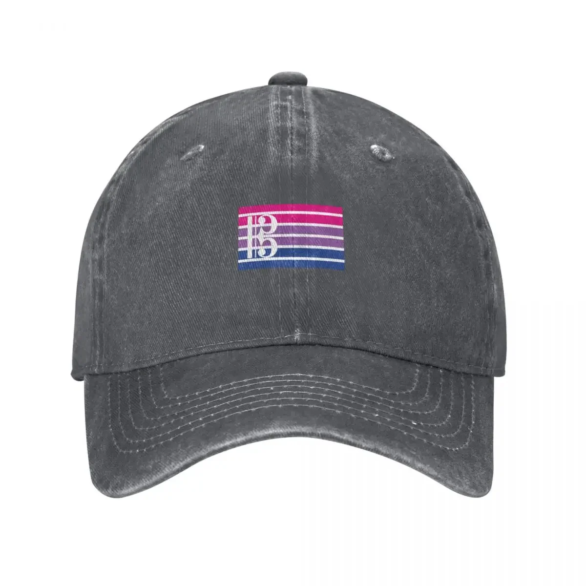

Alto Clef Bi Flag Baseball Cap foam party Hat luxury caps men's big size hat black Golf Women Men's